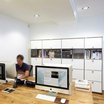 Armoire de classement haute / en MDF / à...