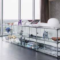 Buffet contemporain / en métal / en verre...