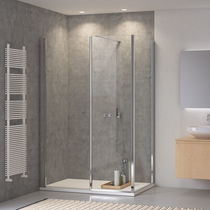 Cabine de douche en inox / d'angle / résidentielle...