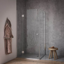 Cabine de douche en inox / fixe / d'angle...