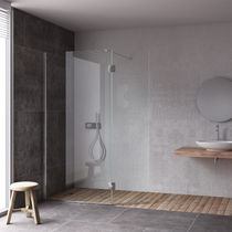 Cabine de douche en verre / en inox / d'angle...