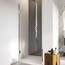 Cabine de douche en verre trempé / en inox...