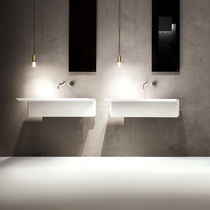 Vasque suspendue / en CristalPlant® / rectangulaire...