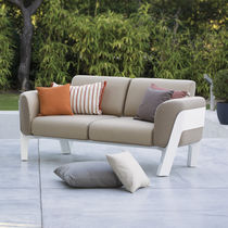 Canapé contemporain / de jardin / en tissu...