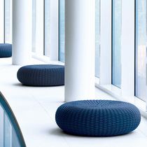 Pouf contemporain / en polyuréthane / rond...