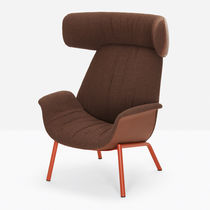 Fauteuil contemporain / en tissu / en acier...