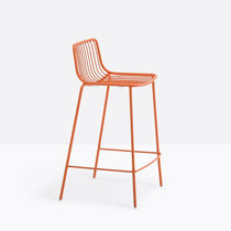 Chaise de bar contemporaine / en acier /...