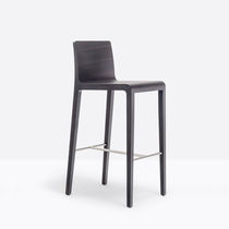 Chaise de bar contemporaine / en chêne /...