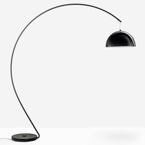 Lampe sur pied / en acier à revêtement par...