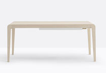 Table contemporaine / en chêne / avec piètement...