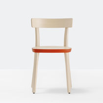 Chaise contemporaine / en frêne / en contreplaqué