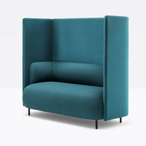 Banquette contemporaine / en tissu / pour...