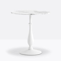 Table bistrot classique / en marbre / avec...