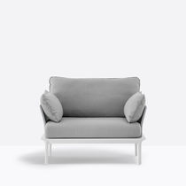 Fauteuil contemporain / en tissu / avec...