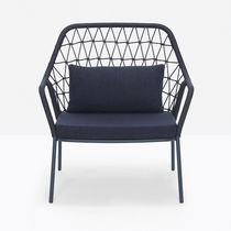 Fauteuil contemporain / en tissu / en acier...