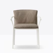 Chaise contemporaine / en tissu / avec piètement...