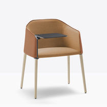 Chaise contemporaine / en tissu / en cuir...