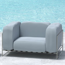Fauteuil moderne / en tissu / fait main...