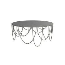 Table basse contemporaine / en verre trempé...