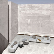 Canapé modulable / contemporain / d'extérieur...