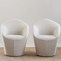 Fauteuil contemporain / en tissu / en cuir...