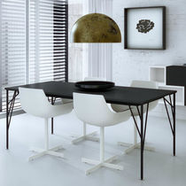 Table à manger contemporaine / en bois /...