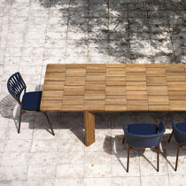 Table contemporaine / en teck / rectangulaire...
