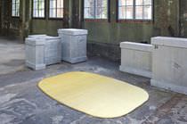 Tapis contemporain / uni / en laine