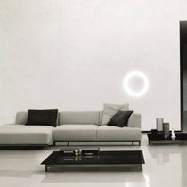 Table basse contemporaine / en verre / avec...