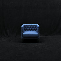 Fauteuil contemporain / en tissu / en cuir...