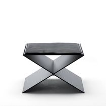 Tabouret contemporain / avec piètement en...