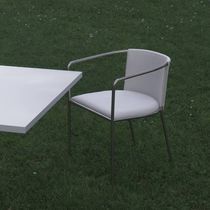 Chaise de jardin contemporaine / en tissu...