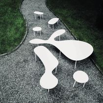 Table basse contemporaine / en tôle d'acier...