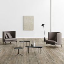 Fauteuil contemporain / en cuir / en tissu...