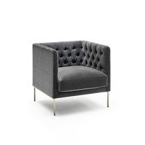 Fauteuil contemporain / en cuir / en tissu...