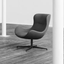 Fauteuil contemporain / en cuir / en tissu...