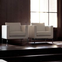 Fauteuil contemporain / en tissu / en cuir...