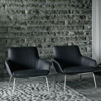 Fauteuil contemporain / en tissu / en cuir...