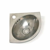 Vasque suspendue / d'angle / en cuivre /...