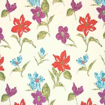 Tissu d'ameublement / pour rideaux / à fleurs...