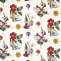 Tissu d'ameublement / pour rideaux / à fleurs...