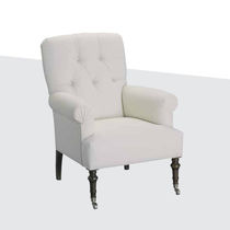 Fauteuil classique / en tissu