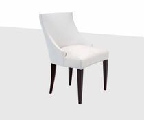 Chaise classique / en bois / tapissée
