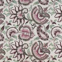 Tissu d'ameublement / à fleurs / en lin...