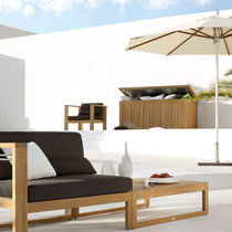 Coffre contemporain / de jardin / en teck...