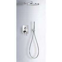 Set de douche encastrable au mur / contemporain...