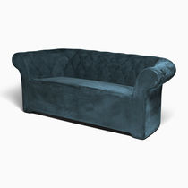 Canapé chesterfield / d'extérieur / bleu...