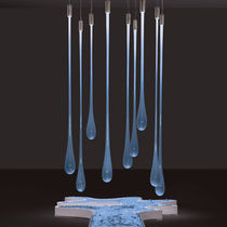Suspension / en verre / contemporaine /...