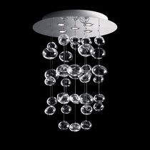 Lustre contemporain / en acier poli / professionnel...