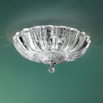 Plafonnier contemporain / en chrome / en...